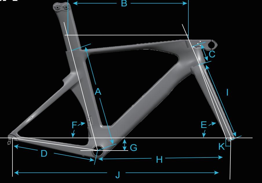 Cuadro TT totalmente de carbono