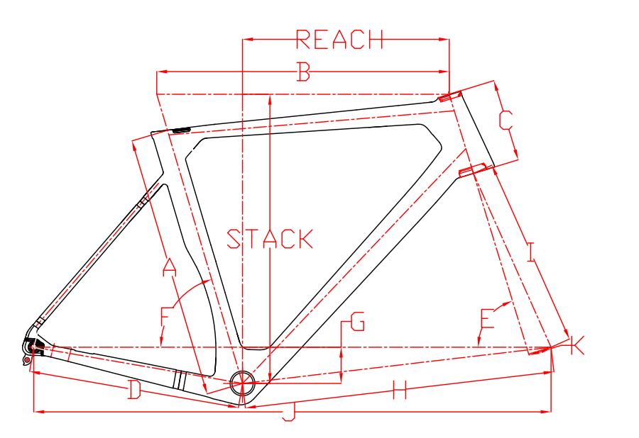 Soporte plano para cuadro de freno de disco de carbono