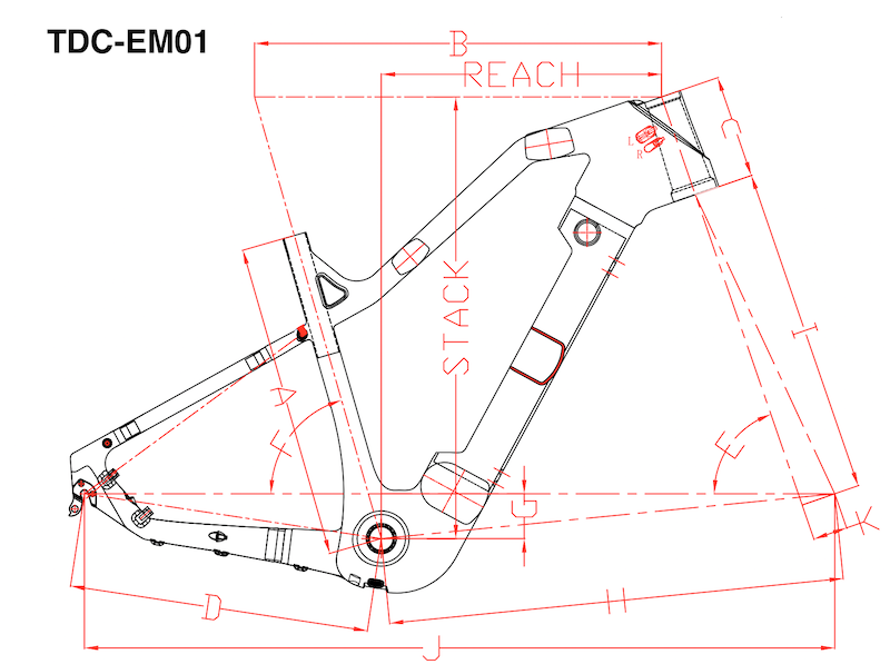 CUADRO DE BICICLETA ELÉCTRICA DE CIUDAD