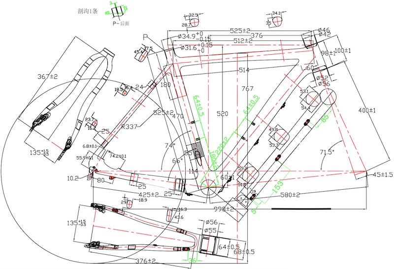 dibujo para cuadros de bicicleta CYCLOCROSS