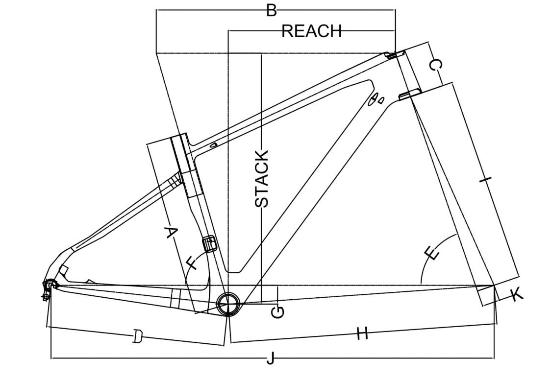 Cuadro de carbono Toray.