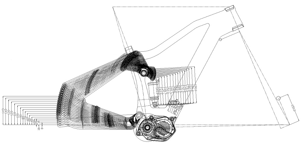 Instrucciones de enrutamiento de cables de cuadro de bicicleta eléctrica