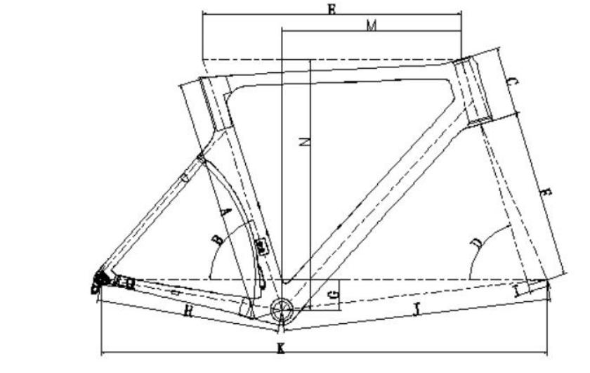 Cuadros de bicicleta de fibra de carbono Toray