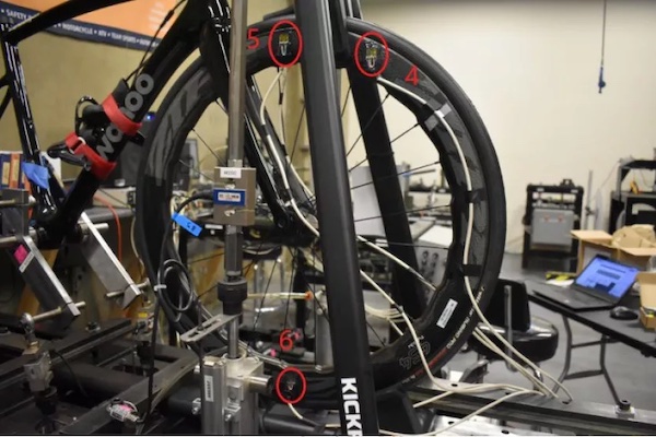 La prueba de Kickr Rollr en ruedas o neumáticos da como resultado la seguridad del uso de Kickr Rollr incluso en estas condiciones de prueba extremas.