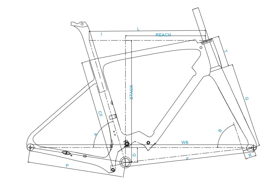 Cuadro de bicicleta de grava eléctrica