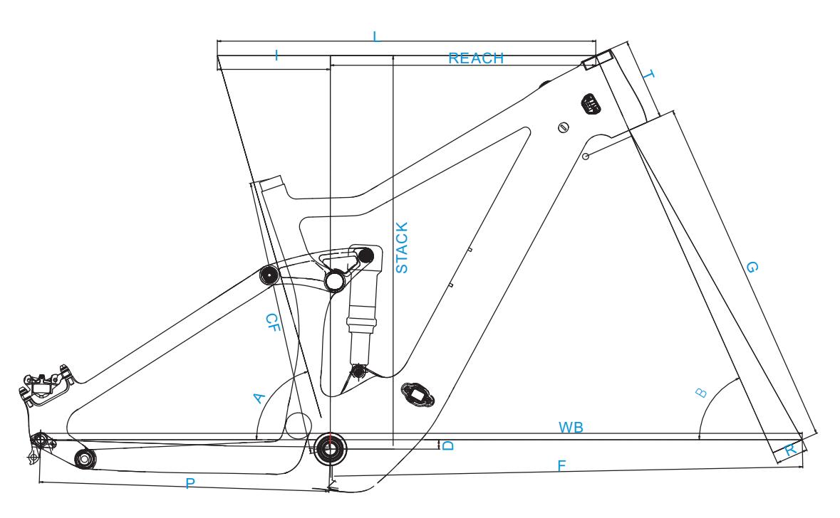 Cuadros de bicicleta eléctrica de carbono con suspensión total