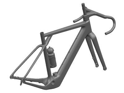 Gravel E Bike Frameset